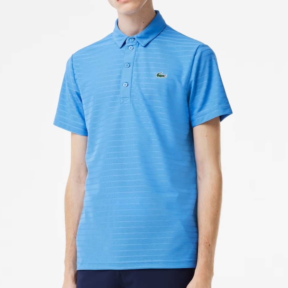 {Lacoste} Brand New Men's SPORT Textured Breathable Golf Polo